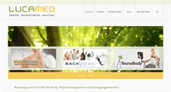 Desktop Screenshot of lucamed.de