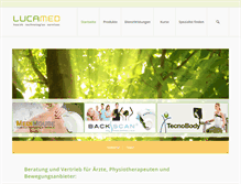Tablet Screenshot of lucamed.de